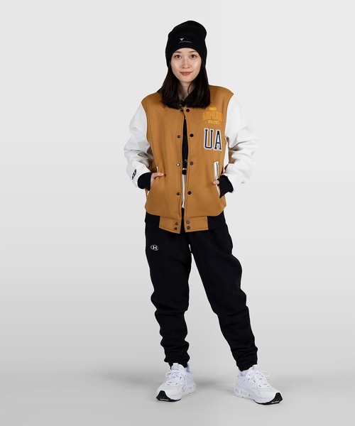 UNDER ARMOUR(アンダーアーマー)の「UAオリジネイター レターマン(トレーニング/メンズ)(スウェット・メンズ・ブラウン・M/XXL/L/S/XL/3XL)」の11枚目の写真