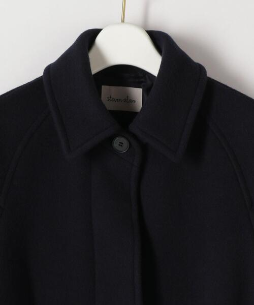Steven Alan（スティーブンアラン）の「＜Steven Alan＞LONG SOUTIEN COLLAR COAT/コート（ステンカラーコート・レディース・ネイビー/ブラウン・S/M）」の15枚目の写真