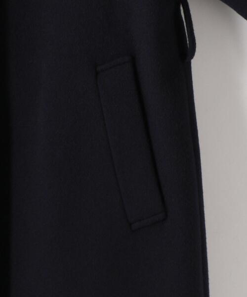 Steven Alan（スティーブンアラン）の「＜Steven Alan＞LONG SOUTIEN COLLAR COAT/コート（ステンカラーコート・レディース・ネイビー/ブラウン・S/M）」の19枚目の写真