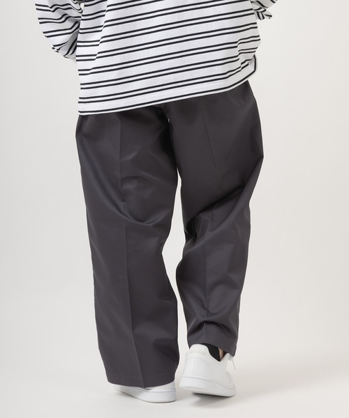 SlashDate（スラッシュデイト）の「ノータックワイドチノパンツ/ワークパンツ/スケーターパンツ/シェフパンツ（チノパンツ・メンズ・チャコールグレー/ブラック/ベージュ・M/L）」の8枚目の写真