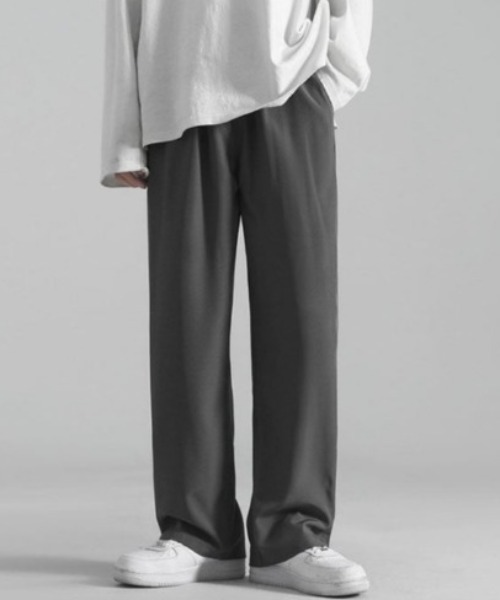 SETUP7（セットアップセブン）の「【SETUP7】オーバーサイズワイドルーズトロパンツ KNF（その他パンツ・メンズ・ブラック/ライトグレー/ダークグレー・LARGE/X-LARGE）」の3枚目の写真