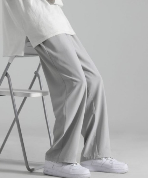 SETUP7（セットアップセブン）の「【SETUP7】オーバーサイズワイドルーズトロパンツ KNF（その他パンツ・メンズ・ブラック/ライトグレー/ダークグレー・LARGE/X-LARGE）」の7枚目の写真