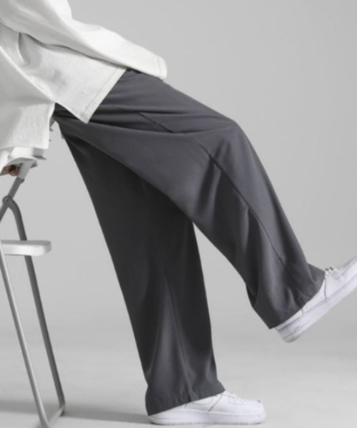 SETUP7（セットアップセブン）の「【SETUP7】オーバーサイズワイドルーズトロパンツ KNF（その他パンツ・メンズ・ブラック/ライトグレー/ダークグレー・LARGE/X-LARGE）」の8枚目の写真
