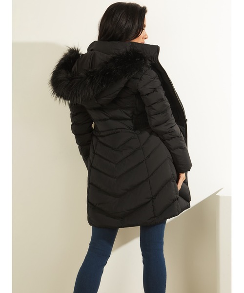 Guess（ゲス）の「Eco Cecilia Puffer Coat（ダウンジャケット/コート 