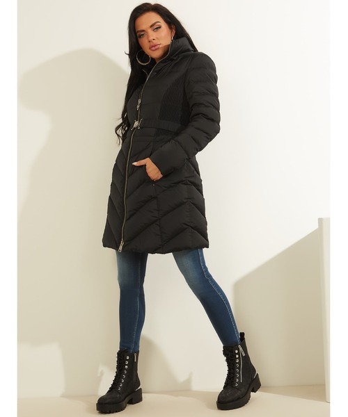 Guess（ゲス）の「Eco Cecilia Puffer Coat（ダウンジャケット/コート 
