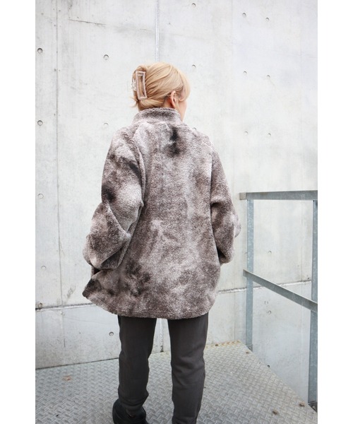 FIG&VIPER(フィグアンドバイパー)の「タイダイ ボアZIP BIG PO(その他トップス・レディース・グレー/パープル・FREE)」の13枚目の写真