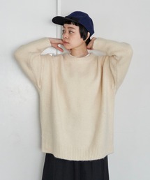 Libra Cue | リラックスタッチオーバールーズニット(ニット/セーター)
