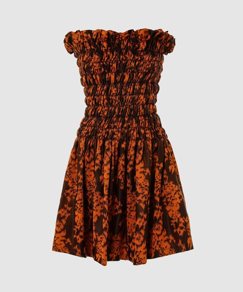 BELPER（ベルパー）の「JACQUARD BARE TOP（ワンピース・レディース・ブルー系その他/ブラック系その他・FREE）」の2枚目の写真