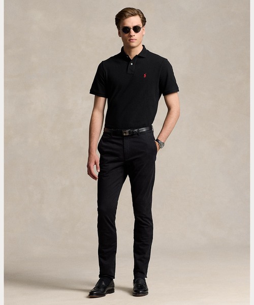 POLO RALPH LAUREN（ポロ ラルフ ローレン）の「クラシック フィット メッシュ ポロ シャツ（ポロシャツ・メンズ・ブラック系1・XL/XS/XXL/S/M/L）」の5枚目の写真