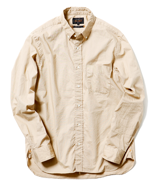 BEAMS PLUS（ビームスプラス）の「◎BEAMS PLUS / カラー ブロードBDシャツ（シャツ/ブラウス・メンズ・ネイビー/オリーブ/ベージュ/チャコールグレー/ブルー・LARGE/SMALL/X-LARGE/MEDIUM/X-SMALL/XX-LARGE）」の3枚目の写真