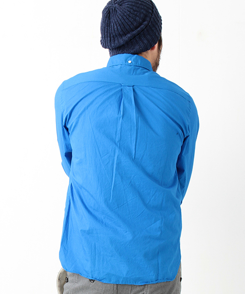 BEAMS PLUS（ビームスプラス）の「◎BEAMS PLUS / カラー ブロードBDシャツ（シャツ/ブラウス・メンズ・ネイビー/オリーブ/ベージュ/チャコールグレー/ブルー・LARGE/SMALL/X-LARGE/MEDIUM/X-SMALL/XX-LARGE）」の19枚目の写真