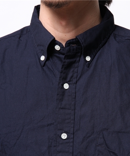 BEAMS PLUS（ビームスプラス）の「◎BEAMS PLUS / カラー ブロードBDシャツ（シャツ/ブラウス・メンズ・ネイビー/オリーブ/ベージュ/チャコールグレー/ブルー・LARGE/SMALL/X-LARGE/MEDIUM/X-SMALL/XX-LARGE）」の14枚目の写真