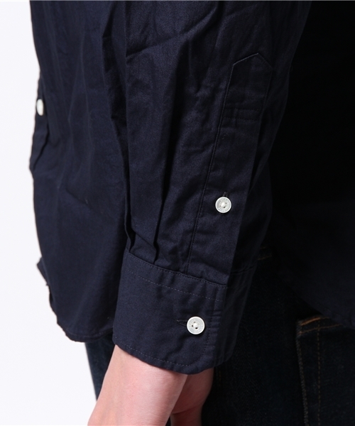 BEAMS PLUS（ビームスプラス）の「◎BEAMS PLUS / カラー ブロードBDシャツ（シャツ/ブラウス・メンズ・ネイビー/オリーブ/ベージュ/チャコールグレー/ブルー・LARGE/SMALL/X-LARGE/MEDIUM/X-SMALL/XX-LARGE）」の11枚目の写真