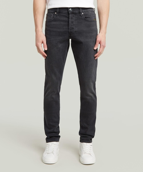 G-STAR（ジースター）の「3301 SLIM JEANS/ベーシックデザインスリムテーパードジーンズ（デニムパンツ・メンズ・ブラック系その他・28/32/29/32/27/30/28/30/30/30/30/32/32/32/34/32/29/30/34/30/36/30/31/30/32/30/33/30/27/32/36/32/33/32/31/32）」の7枚目の写真