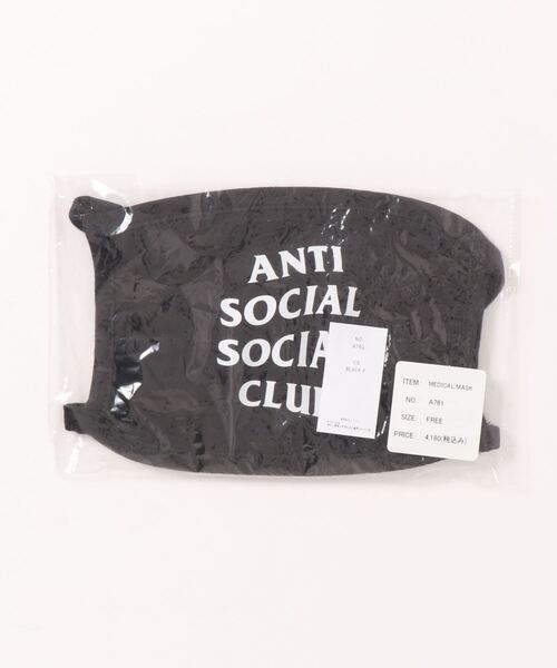 ANTI SOCIAL SOCIAL CLUB（アンチソーシャルソーシャルクラブ）の「【8】【Anti Social Social Club】MEDICAL MASK（マスク・メンズ・ブラック・FREE）」の2枚目の写真