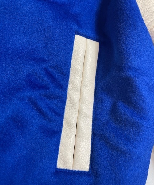 DONCARE（ドンケア）の「DONCARE-D/スタジアムジャンパー（スタジャン・メンズ・ブルー/グリーン・M/L/XL）」の10枚目の写真