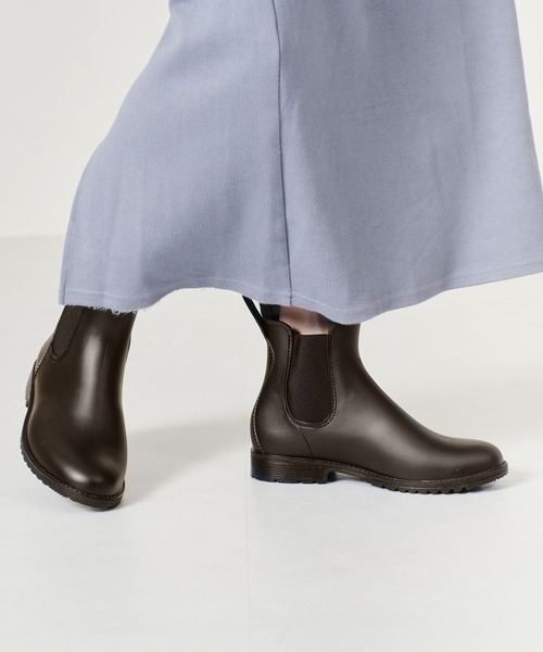 ORiental TRaffic(オリエンタルトラフィック)の「レイン サイドゴアラバーレインブーツ/R-0015(レインシューズ・レディース・ブラック/ブラウン・S/M/L/LL/3L/SS)」の4枚目の写真