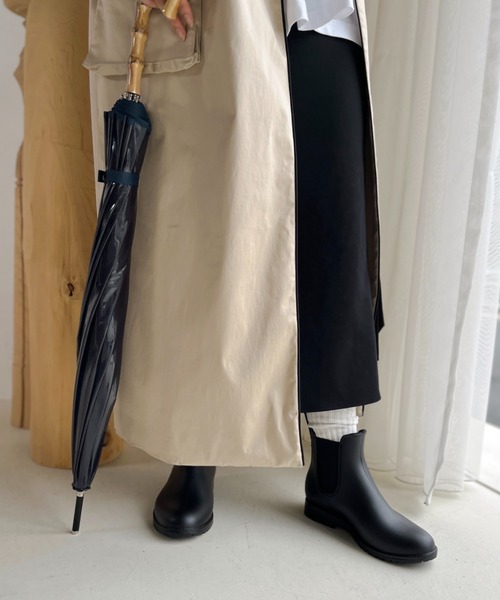 ORiental TRaffic(オリエンタルトラフィック)の「レイン サイドゴアラバーレインブーツ/R-0015(レインシューズ・レディース・ブラック/ブラウン・S/M/L/LL/3L/SS)」の12枚目の写真