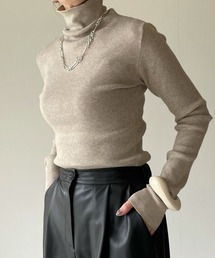 y/m by misato | リブタートルトップス(ニット/セーター)