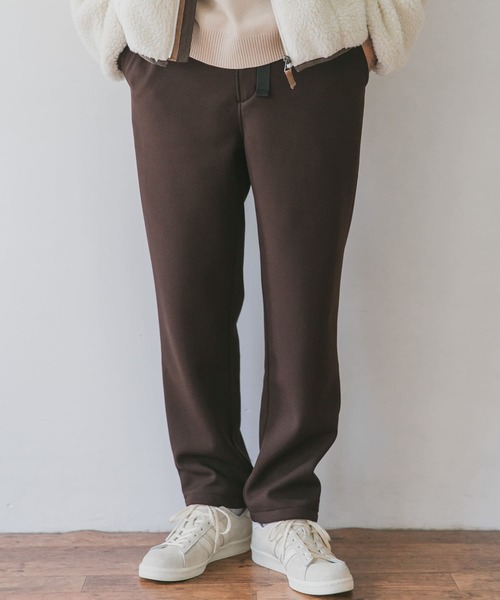 URBAN RESEARCH DOORS（アーバンリサーチドアーズ）の「フリースボンディングパンツ（その他パンツ・メンズ・チャコールグレー/ブラック/ブラウン・40/38）」の19枚目の写真