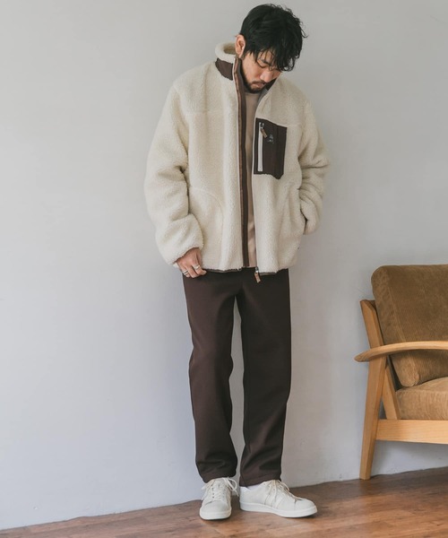 URBAN RESEARCH DOORS（アーバンリサーチドアーズ）の「フリースボンディングパンツ（その他パンツ・メンズ・チャコールグレー/ブラック/ブラウン・40/38）」の13枚目の写真