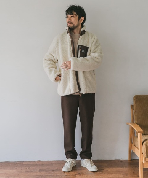 URBAN RESEARCH DOORS（アーバンリサーチドアーズ）の「フリースボンディングパンツ（その他パンツ・メンズ・チャコールグレー/ブラック/ブラウン・40/38）」の16枚目の写真