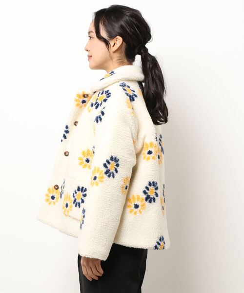 JUMELLE（ジュメロ）の「マーガレットボアジャケット（ブルゾン・レディース・ホワイト・FREE）」の6枚目の写真