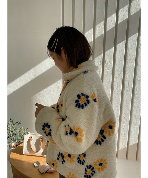 JUMELLE（ジュメロ）の「マーガレットボアジャケット（ブルゾン・レディース・ホワイト・FREE）」の19枚目の写真