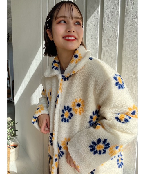 JUMELLE（ジュメロ）の「マーガレットボアジャケット（ブルゾン・レディース・ホワイト・FREE）」の17枚目の写真