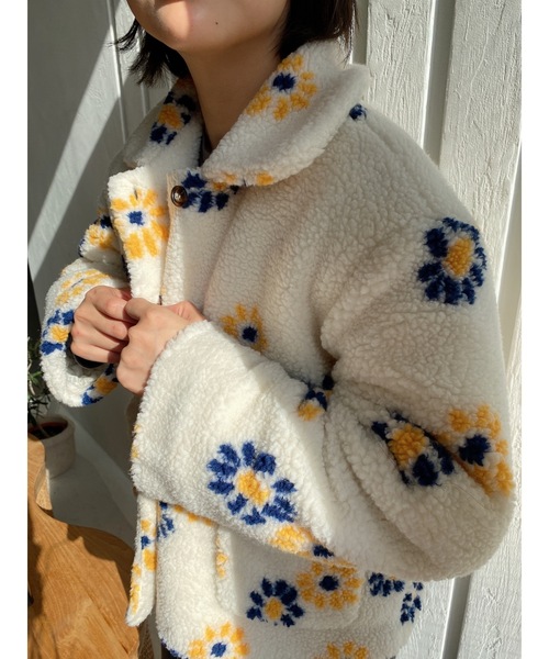 JUMELLE（ジュメロ）の「マーガレットボアジャケット（ブルゾン・レディース・ホワイト・FREE）」の14枚目の写真