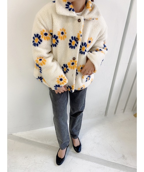 JUMELLE（ジュメロ）の「マーガレットボアジャケット（ブルゾン・レディース・ホワイト・FREE）」の21枚目の写真