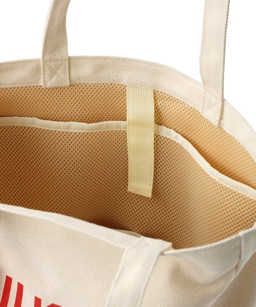 MILKFED.（ミルクフェド）の「PC POCKET TOTE（トートバッグ・レディース・ホワイト/ブラック/レッド・ONE SIZE）」の12枚目の写真