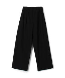 BACCA | コットンピケ タックワイドパンツ(その他パンツ)