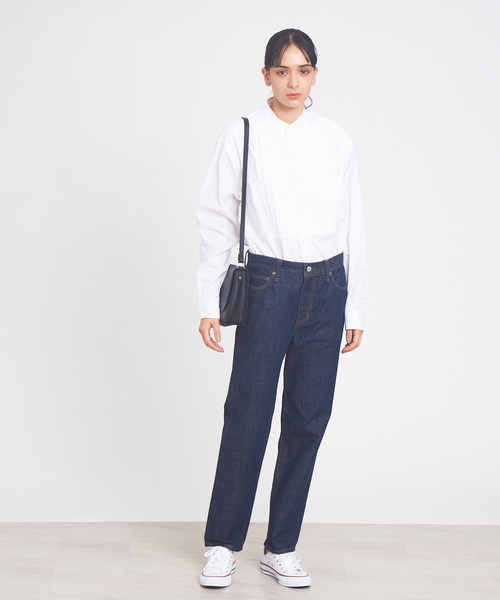 collex（コレックス）の「ボーイズライクデニムパンツ（デニムパンツ・レディース・ホワイト/ネイビー/ブルー・M/L/S）」の7枚目の写真