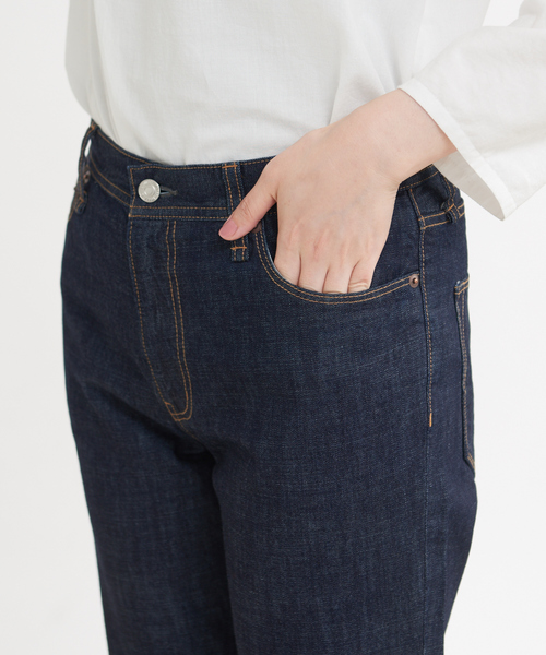 collex（コレックス）の「ボーイズライクデニムパンツ（デニムパンツ・レディース・ホワイト/ネイビー/ブルー・M/L/S）」の17枚目の写真