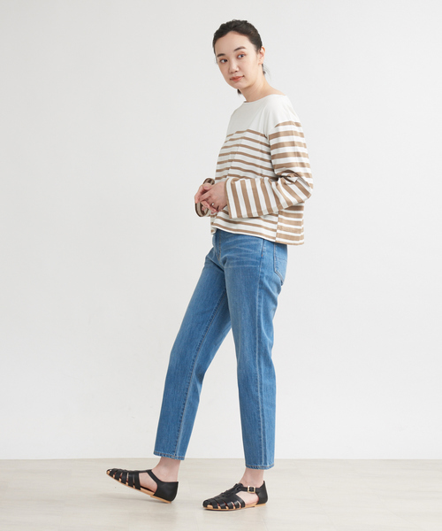 collex（コレックス）の「ボーイズライクデニムパンツ（デニムパンツ・レディース・ホワイト/ネイビー/ブルー・M/L/S）」の22枚目の写真