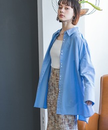 JEANASIS | 70CWボタンカラーBIGシャツ/265224(シャツ/ブラウス)