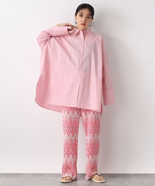 JEANASIS（ジーナシス）の「70CWボタンカラーBIGシャツ/265224（シャツ