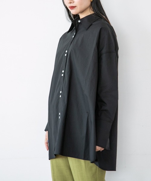 烏越 JEANASIS（ジーナシス）の「70CWボタンカラーBIGシャツ/265224（シャツ