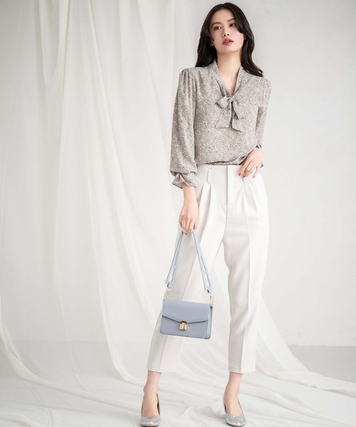 fifth（フィフス）の「ハイウエストテーパードパンツ（その他パンツ・レディース・ブラック/アイボリー・M/L/S）」の15枚目の写真