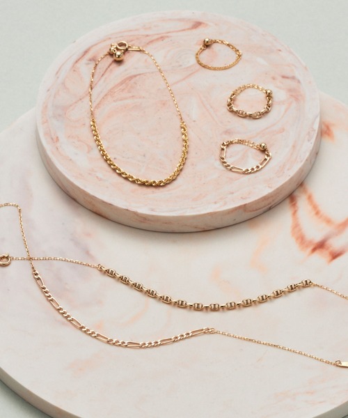 ブレスレットチェーン　フィガロ