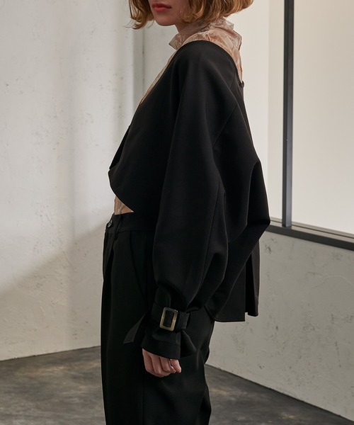 Ezick（エジック）の「４WAYトレンチコート（トレンチコート・レディース・ベージュ/ブラウン・FREE）」の17枚目の写真