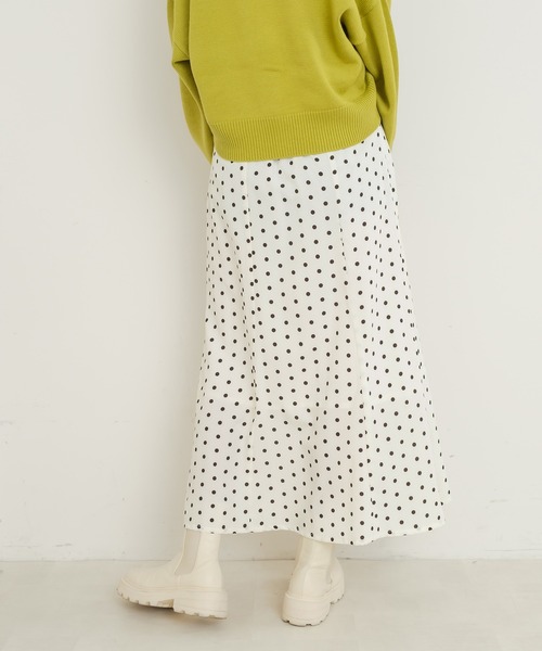 OLIVE des OLIVE（オリーブデオリーブ）の「ゆらゆらマーメイドスカート（スカート・レディース・ブラック/オフホワイト/ミント・FREE）」の11枚目の写真