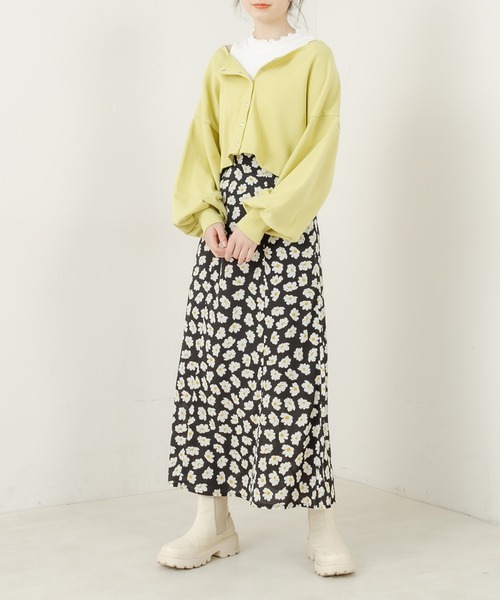 OLIVE des OLIVE（オリーブデオリーブ）の「ゆらゆらマーメイドスカート（スカート・レディース・ブラック/オフホワイト/ミント・FREE）」の20枚目の写真