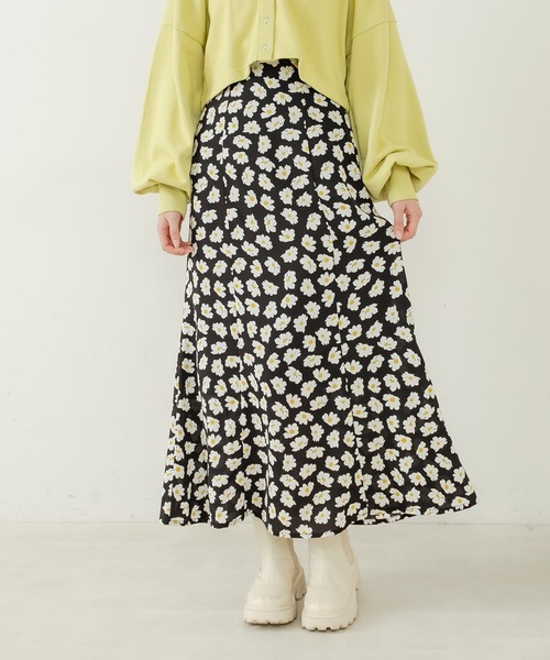 OLIVE des OLIVE（オリーブデオリーブ）の「ゆらゆらマーメイドスカート（スカート・レディース・ブラック/オフホワイト/ミント・FREE）」の16枚目の写真