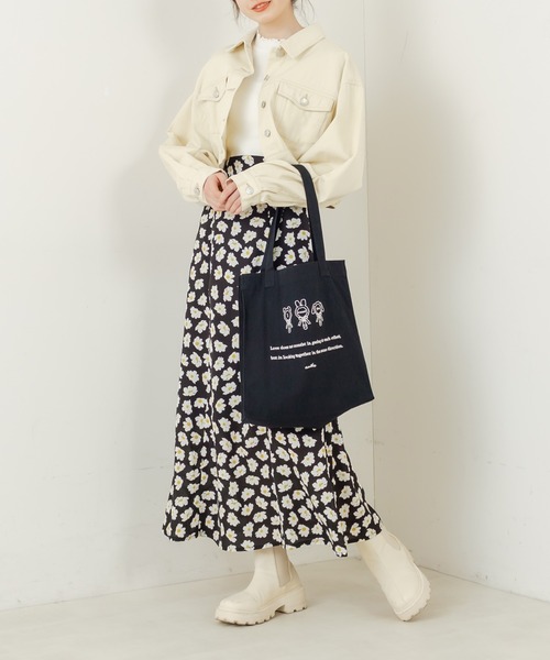 OLIVE des OLIVE（オリーブデオリーブ）の「ゆらゆらマーメイドスカート（スカート・レディース・ブラック/オフホワイト/ミント・FREE）」の12枚目の写真