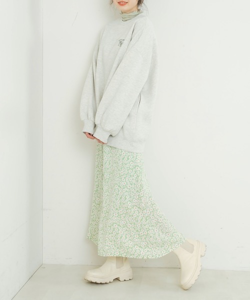 OLIVE des OLIVE（オリーブデオリーブ）の「ゆらゆらマーメイドスカート（スカート・レディース・ブラック/オフホワイト/ミント・FREE）」の21枚目の写真