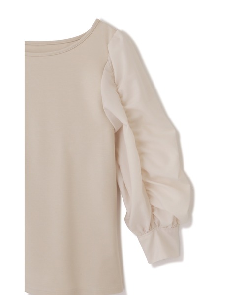 JILL STUART(ジルスチュアート)の「◆ダランカットソー(Tシャツ/カットソー・レディース・ブラック/ベージュ・FREE)」の6枚目の写真