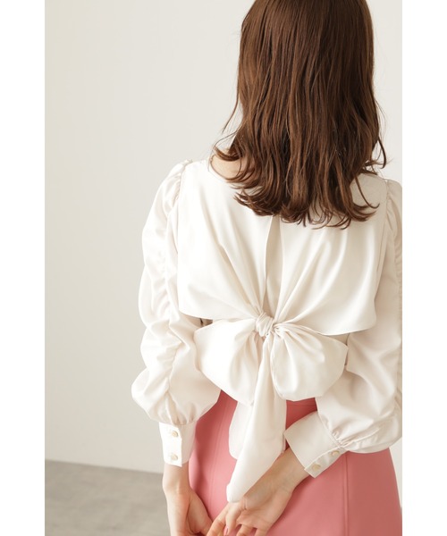 JILL STUART(ジルスチュアート)の「◆ダランカットソー(Tシャツ/カットソー・レディース・ブラック/ベージュ・FREE)」の9枚目の写真