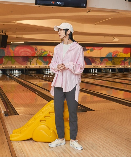 オーバーサイズレギュラーカラーシャツ